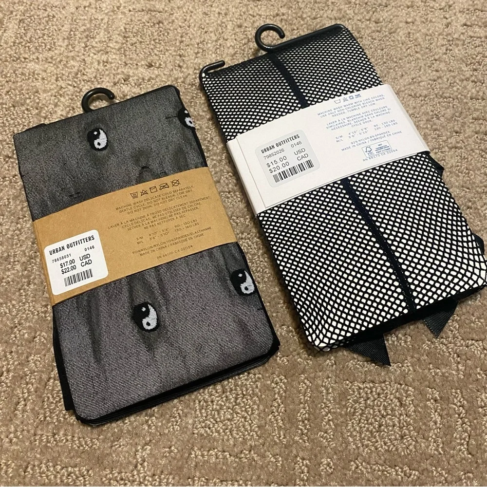 NWT {Urban Outfitters} Bundle of 2 Tights Duo - Size S/M